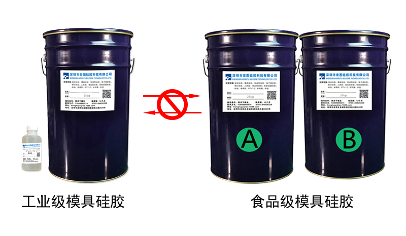 食品級和工業模具硅橡膠不能混用 食品級和工業模具硅橡膠不能混用